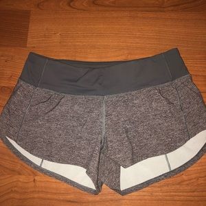Lululemon Gray Speed Short